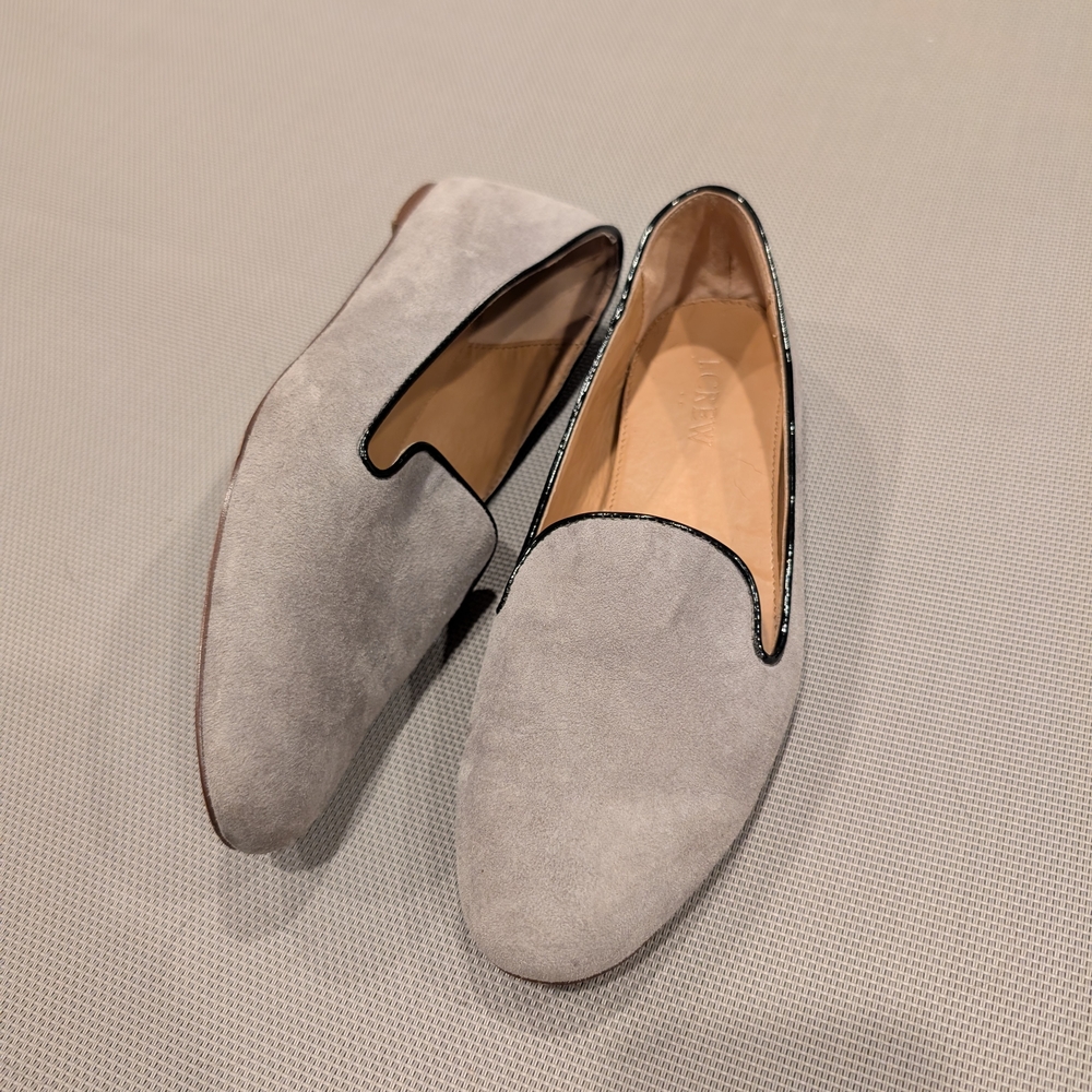 Gray Suede Men's Loafers